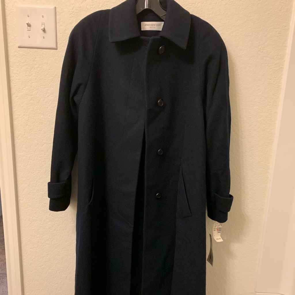 Like New Navy Blue Bottom Down Coat
